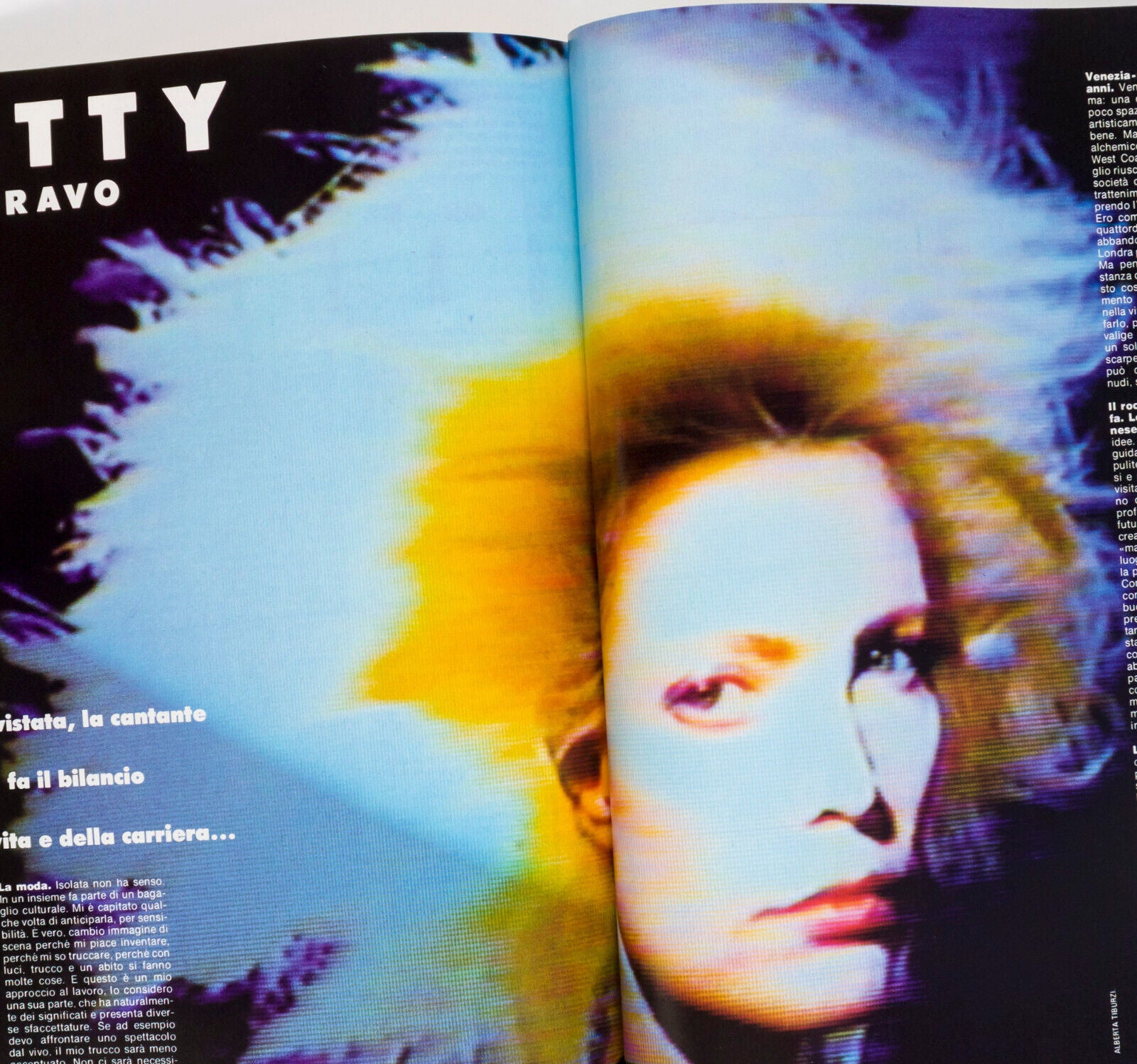 ISABELLA ROSSELLINI Valerie Kaprisky GIULIANA DE SIO Patty Pravo LEI MAGAZINE It