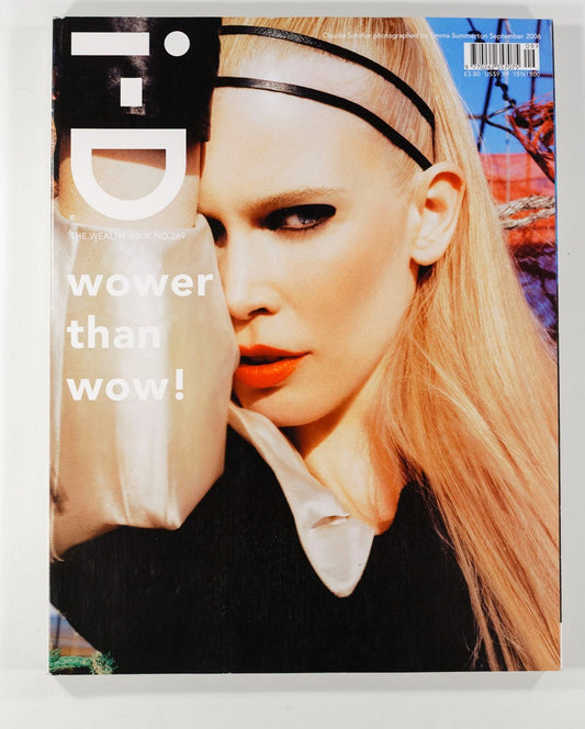 Claudia Schiffer SASHA PIVOVAROVA Julia Stegner i-D MAGAZINE September 2006 Kaws