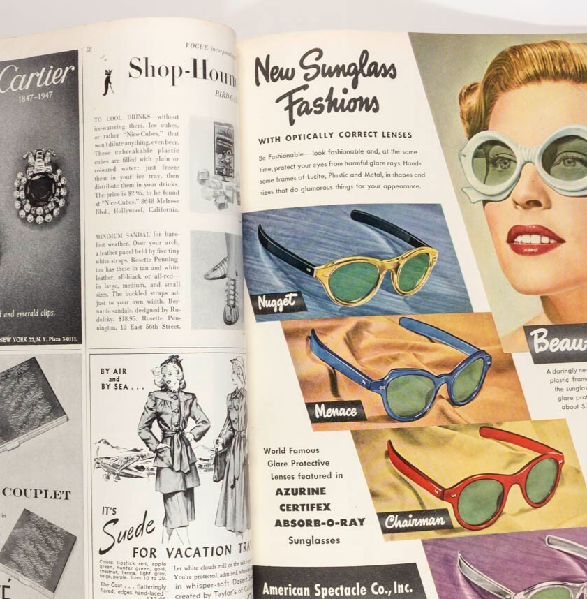 John Rawlings VERTES Cecil Beaton HORST  Vogue June 1 1947 MARY FAULCONER Summer