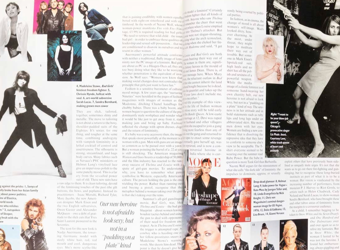 Nadja Auermann RALPH LAUREN Zadrick VOGUE September 1994 Linda Evangelista REYER
