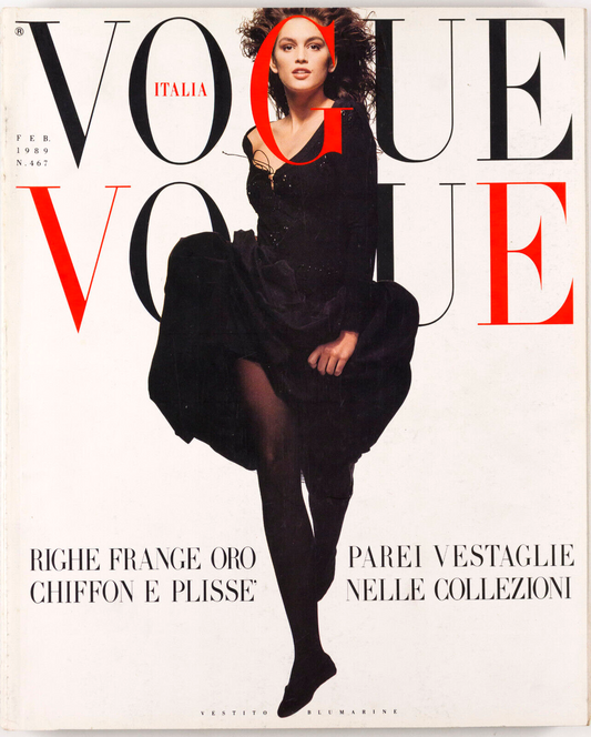 Cindy Crawford LINDA EVANGELISTA Yasmin Le Bon NAOMI CAMPBELL Ritts VOGUE ITALIA