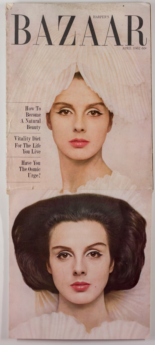 Tilly Tizzani MELVIN SOKOLSKY Saul Leiter HARPERS April 1962 Worth GIVENCHY Dior