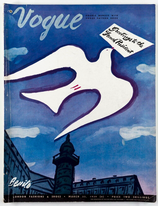 Benito PEACE DOVE Jean Pages BEMELMENS Chanel BALENCIAGA Vanderbilt GOLF Vogue