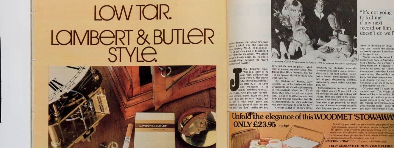 Morecombe & Wise OLIVIA NEWTON-JOHN Pat Gibb STANLEY SPENCER  Telegraph magazine
