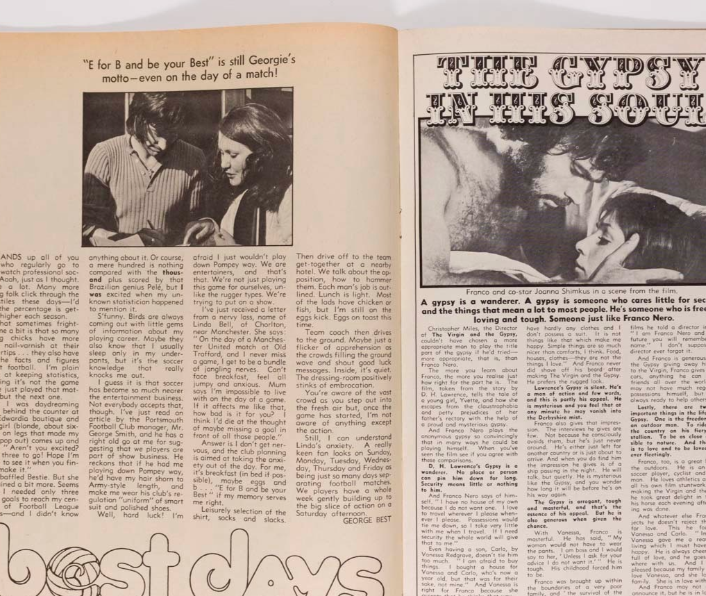 ROBERT REDFORD George Harrison MICHAEL YORK Fabulous 208 1970 August FRANCO NERO