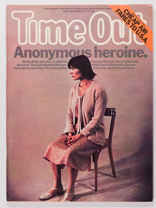 Peter Handke EDITH CLEVER Barney Bubbles IAN DURY Time Out magazine 8 June 1979