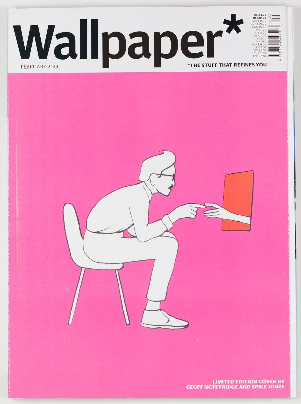 SPIKE JONZE Geoff McFetridge LIMITED EDITION Wallpaper magazine 2014 February UK
