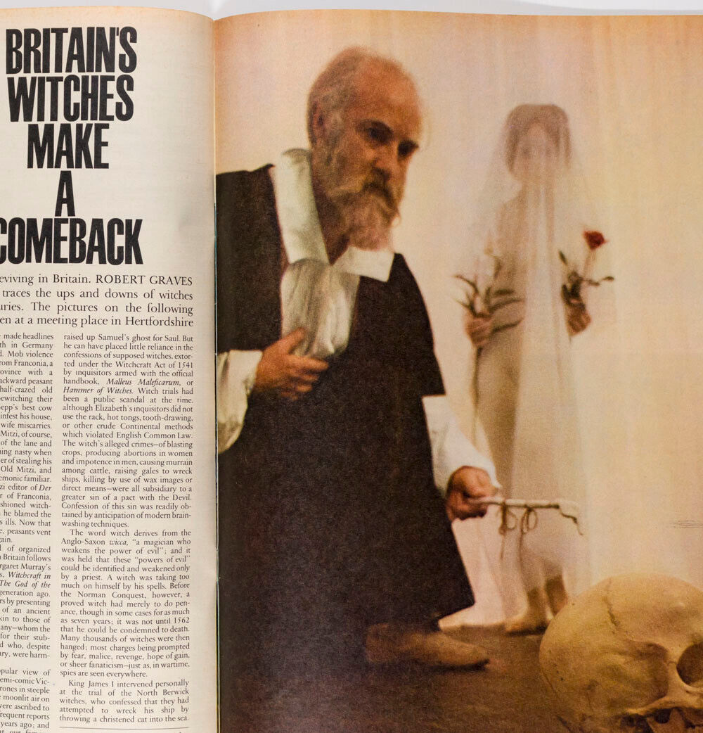 WITCHES COVENS Gerald Gardner WITCHCRAFT Shah of Iran FORD GT Telegraph magazine