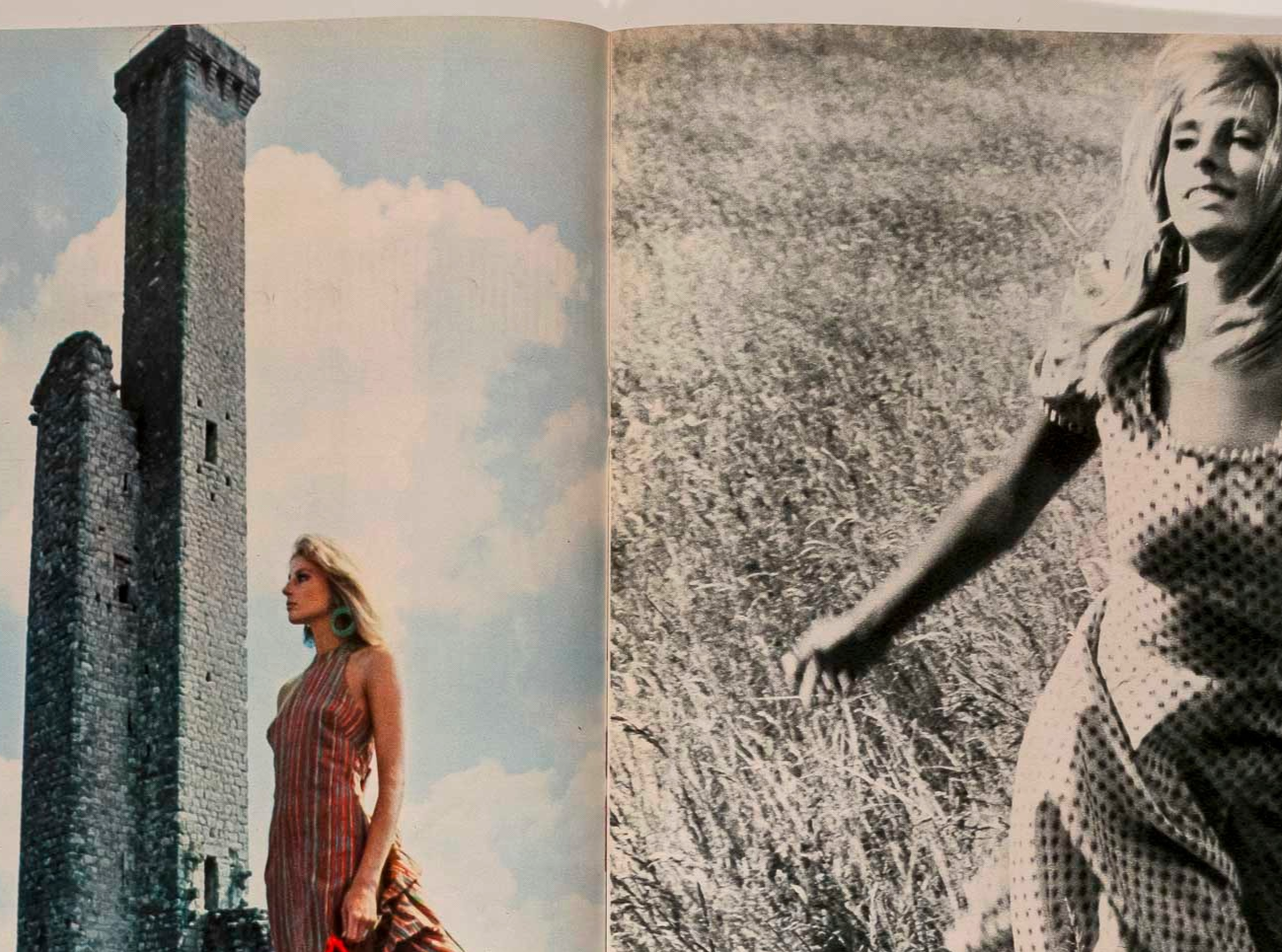 Twiggy JILL KENNINGTON Toulouse Lautrec ELLE magazine 20 July 1967 1126 Scavullo