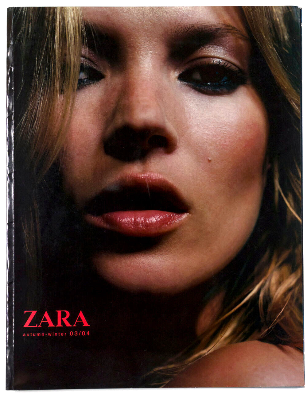 KATE MOSS for ZARA lookbook fashion catalogue - AUTUMN WINTER FALL 2003 2004 vtg