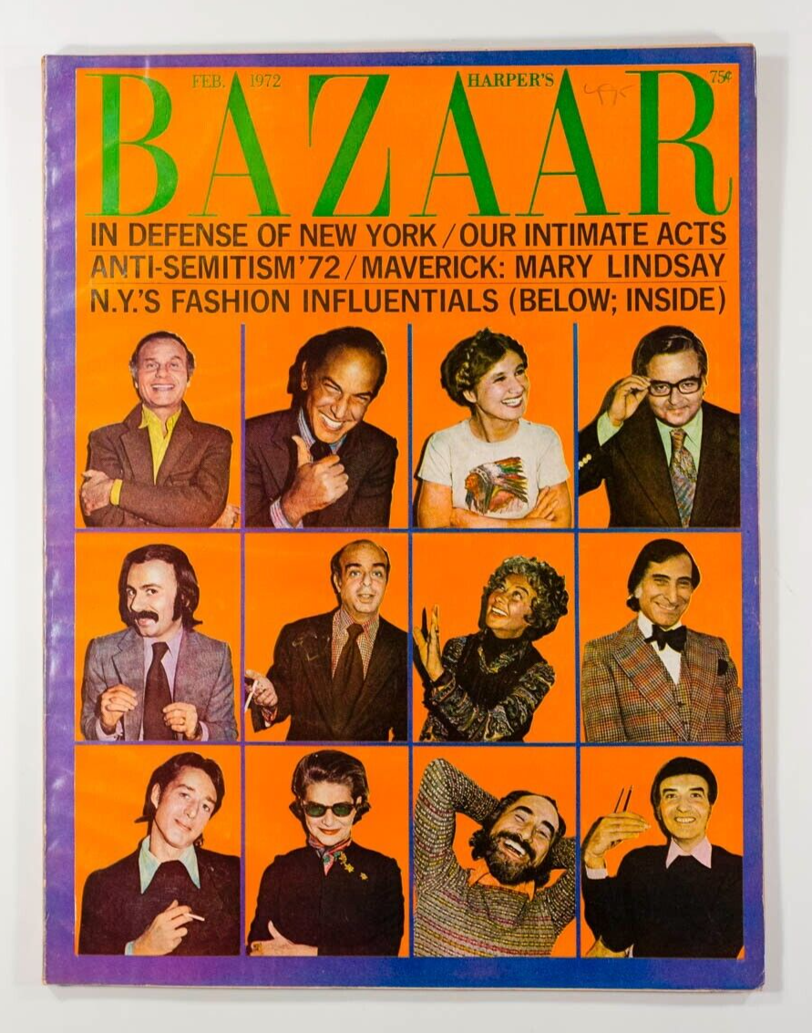 HALSTON Calvin Klein BETSEY JOHNSON Ingrid Boulting MIDLER Faye Dunaway HARPER'S