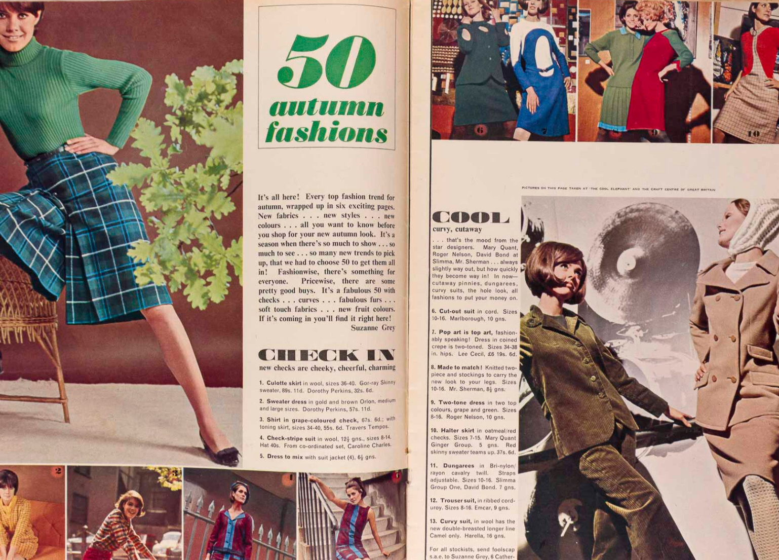 NICO rare 1960's Woman's Own magazine FASHION Model Singer 60s VTG Celia Hammond