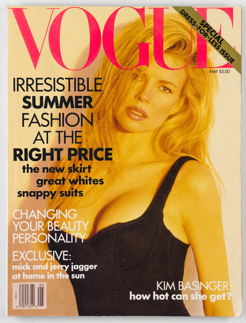 Kim Basinger CINDY CRAWFORD Turlington CLAUDIA SCHIFFER Evangelista RITTS  Vogue