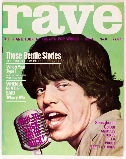 Stuart Sutcliffe PAUL McCARTNEY The Animals ROLLING STONES Rave September 1964