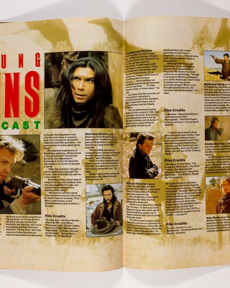 BALTHAZAR GETTY J Depp COREY HAIM Traci Lords DOWNEY JR Young Americans magazine
