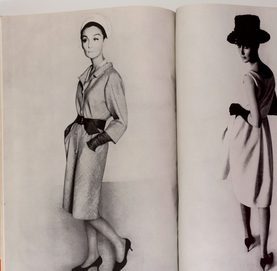 Tilly Tizzani MELVIN SOKOLSKY Saul Leiter HARPERS April 1962 Worth GIVENCHY Dior