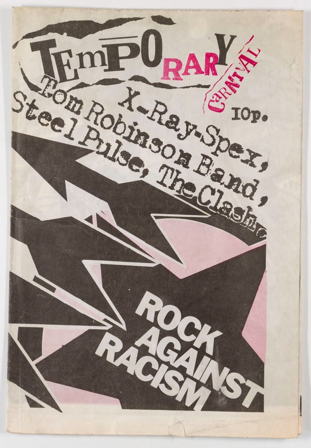 TEMPORARY HOARDING Carnival ROCK AGAINST RACISM Poly Styrene STEEL PULSE Punk UK