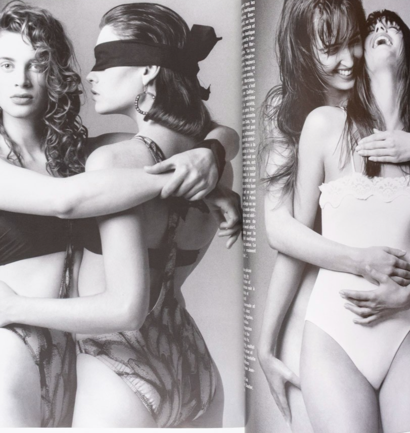 Kim Basinger GUY BOURDIN Kristen McMenamy PARIS VOGUE May 1987 Julie Delpy 676