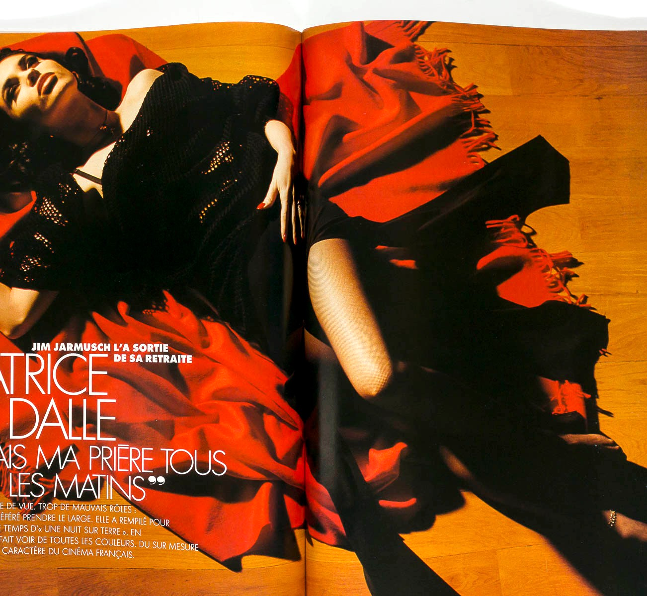 Beatrice Dalle JIM JARMUSCH Max Ernst ELLE MAGAZINE December 9 1991 JANE FONDA