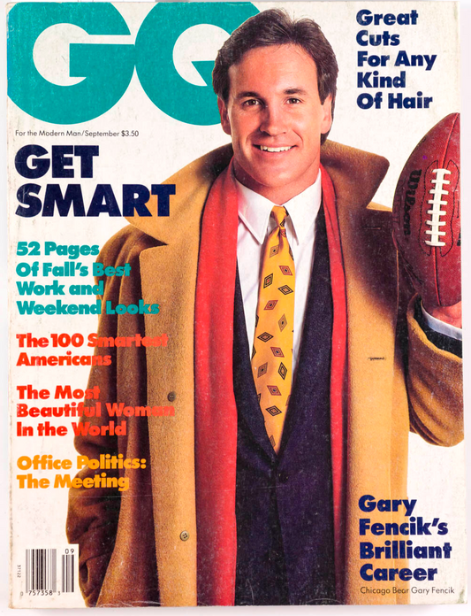 GARY FENCIK Paulina Porizkova JEFF AQUILON Rick Edwards GQ September 1986 Fall