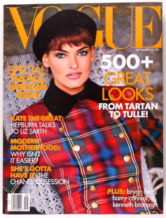 Wild Heart PETER LINDBERGH Linda Evangelista CINDY CRAWFORD Vogue 1991 September