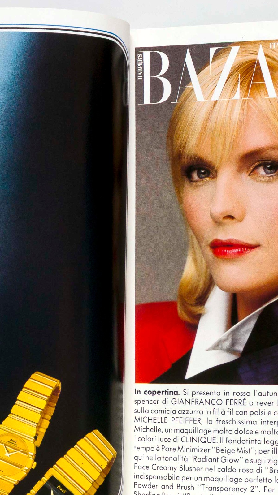 MICHELLE PFEIFFER Grease 2 ANTONIO LOPEZ Janice Dickinson HARPERS 08 1983 WARHOL