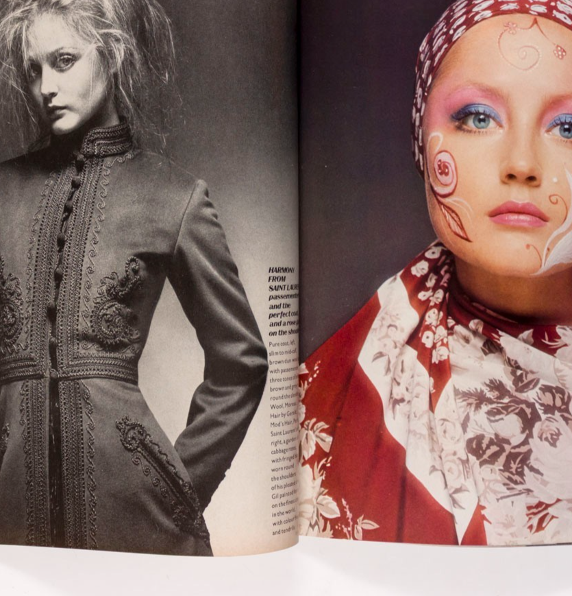 Mouchy NORMAN PARKINSON Jean Shrimpton VOGUE September 1970 Ingrid Boulting ROME