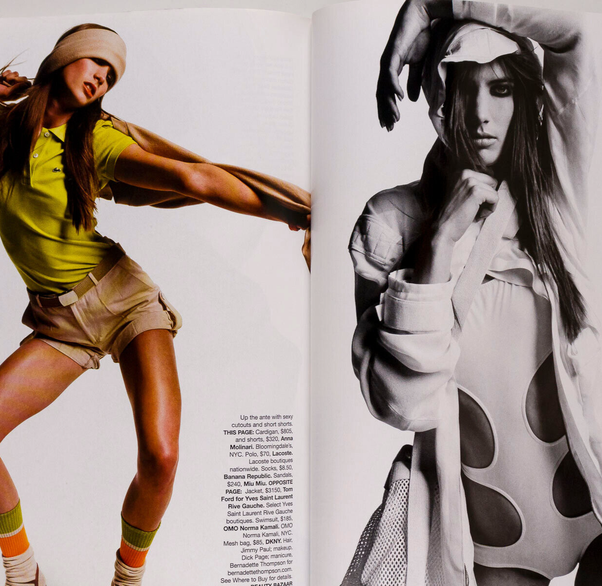 KATE MOSS Karen Elson KAROLINA KURKOVA Harpers Apr 2002 Lagerfeld JESSICA MILLER