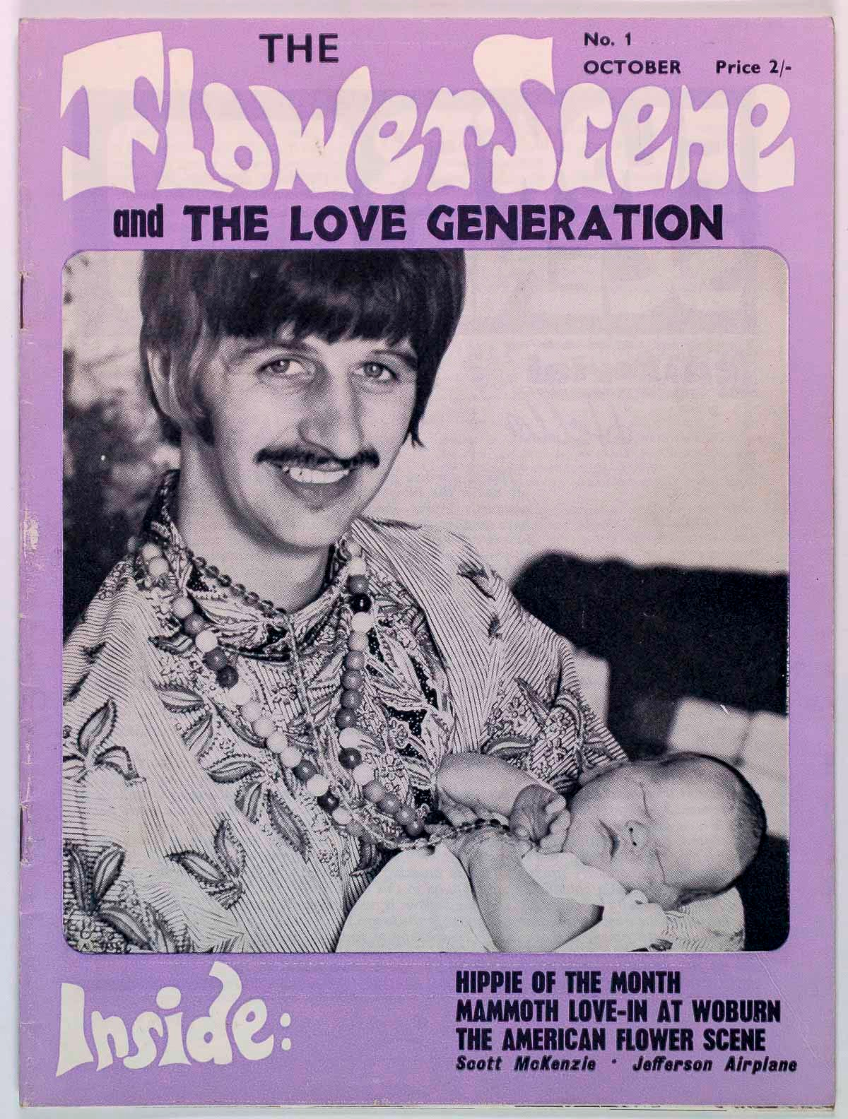 RINGO STARR Pink Floyd JOHNS CHILDREN Hendrix DOORS Zappa FlowerScene magazine 1