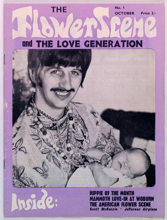 RINGO STARR Pink Floyd JOHNS CHILDREN Hendrix DOORS Zappa FlowerScene magazine 1