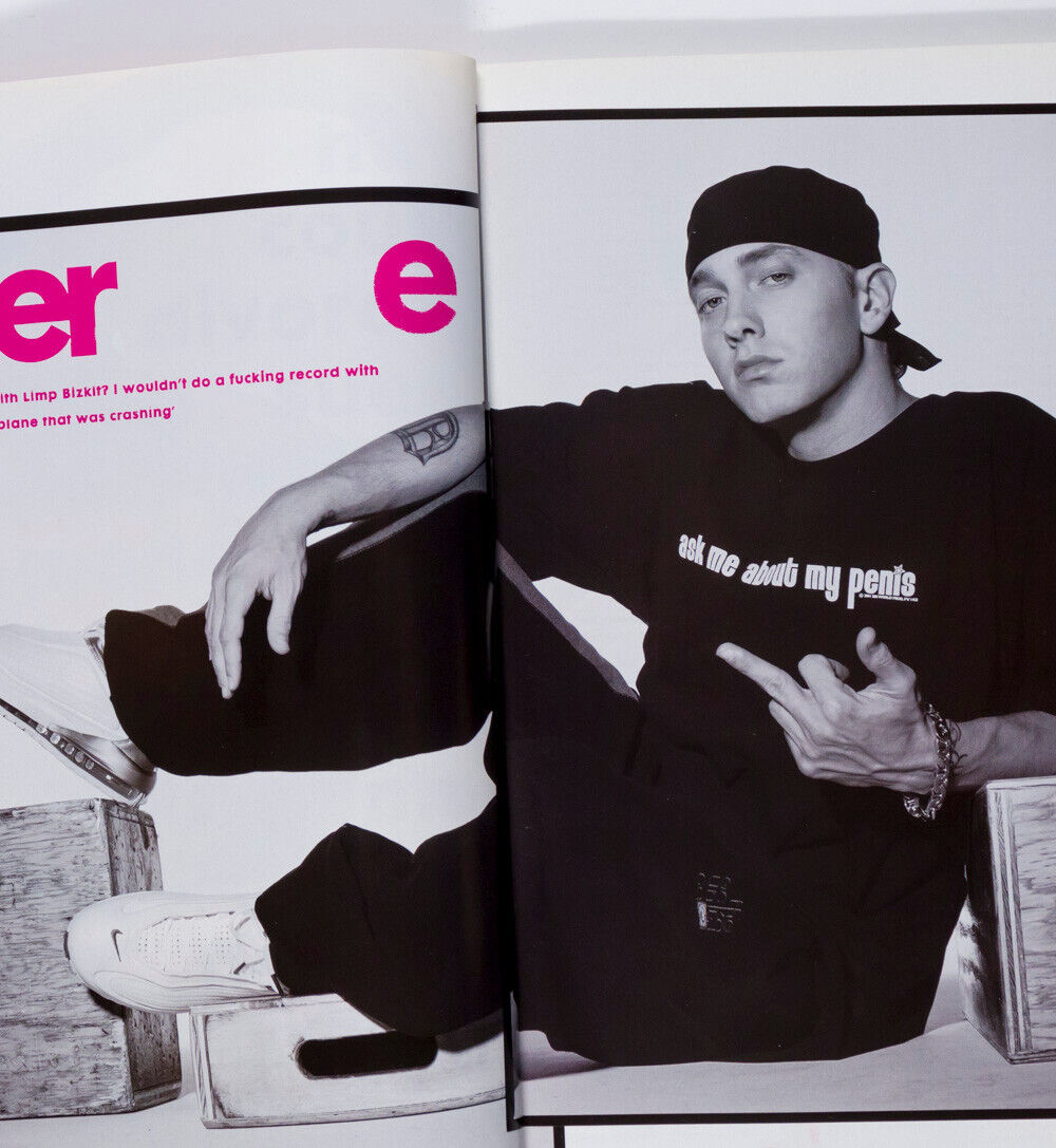 Eminem RARE WITHDRAWN PINK TOP COVER VARIANT Matthias Vriens THE FACE magazine