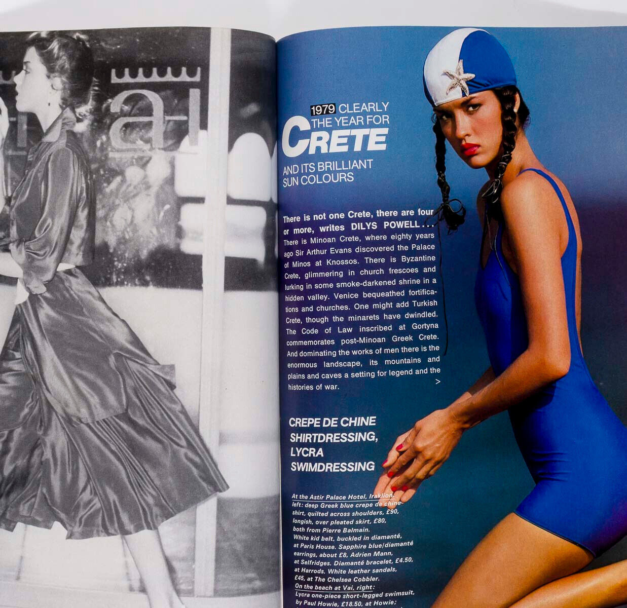 Debbie Dickinson 70s KNITWEAR Kenny Everett INDIA Crete PARIS Vogue magazine VTG