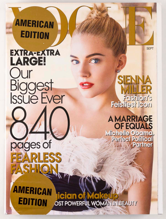 THE SEPTEMBER ISSUE Sienna Miller ANNA WINTOUR Mario Testino VOGUE Magazine 2007