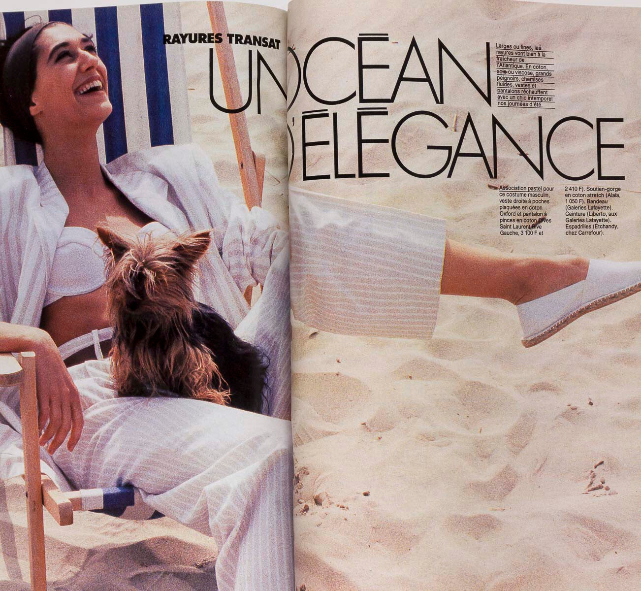 ANDY WARHOL Claire Dhelens INES DE LA FRESSANGE Lacroix YSL Adidas ELLE magazine