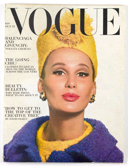 BRIGITTE BAUER Balenciaga GIVENCHY David Ogilvy NZ Vidal Sassoon VOGUE magazine