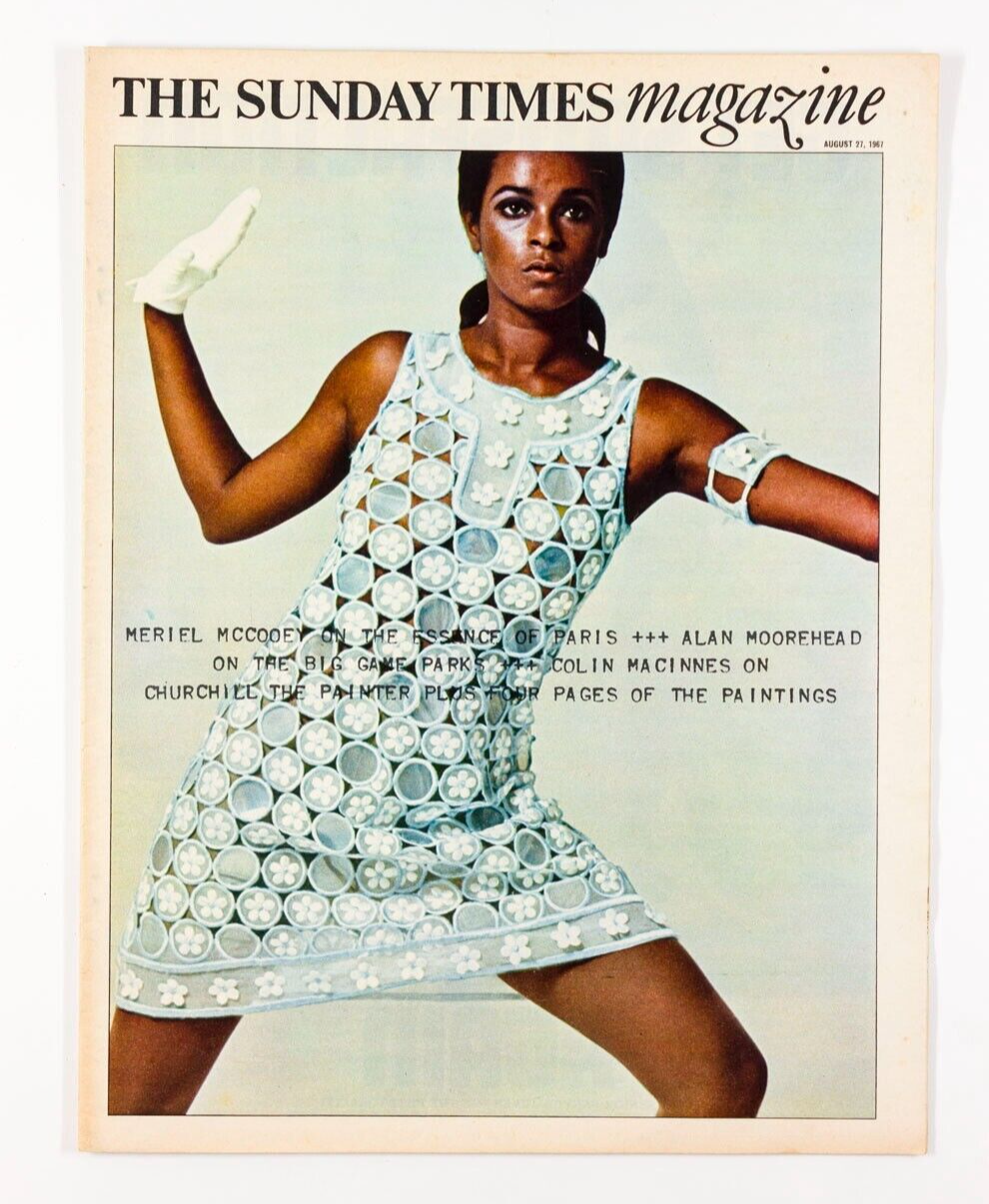 Naomi Sims PARIS Winston Churchill COLIN MacINNES Africa ~ Sunday Times Magazine