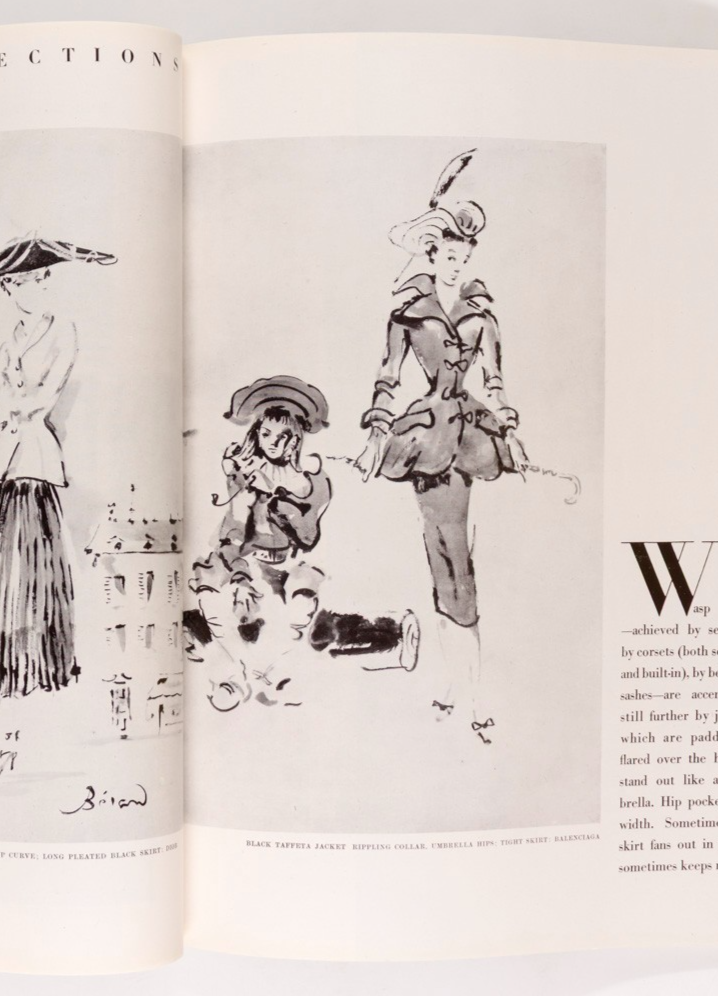 1ST CHRISTIAN DIOR VOGUE Huxley HORST Berard APRIL 1947 Maugham LEE MILLER Paris