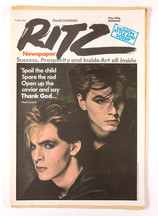 Duran ROY LICHTENSTEIN Annie Leibovitz RITZ magazine 85 1984 Yves Saint Laurent
