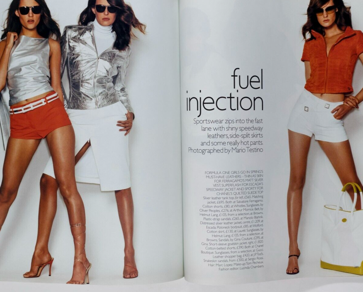 Gisele SOFIA COPPOLA Angela Lindvall VOGUE March 2000 Karen Elson UK Corinne Day