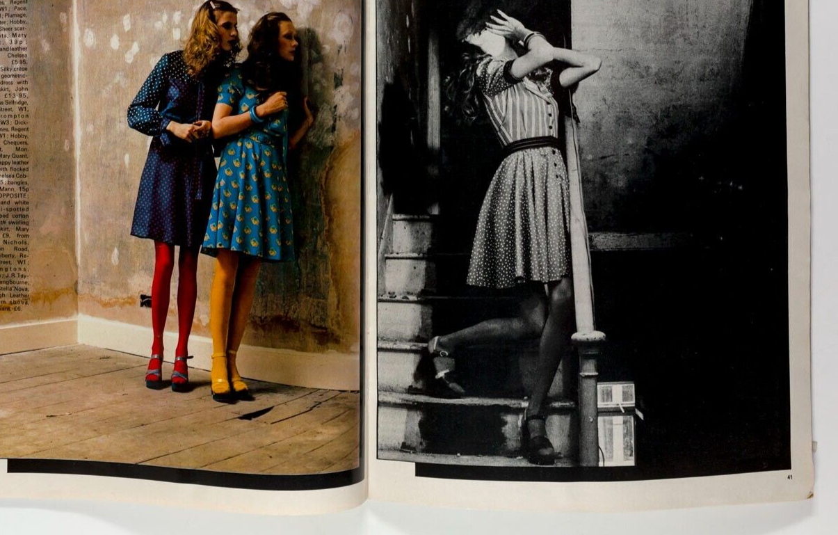RICHARD ROUNDTREE Ken Loach VIVIENNE LYNN  Honey magazine March 1973 Mary Quant