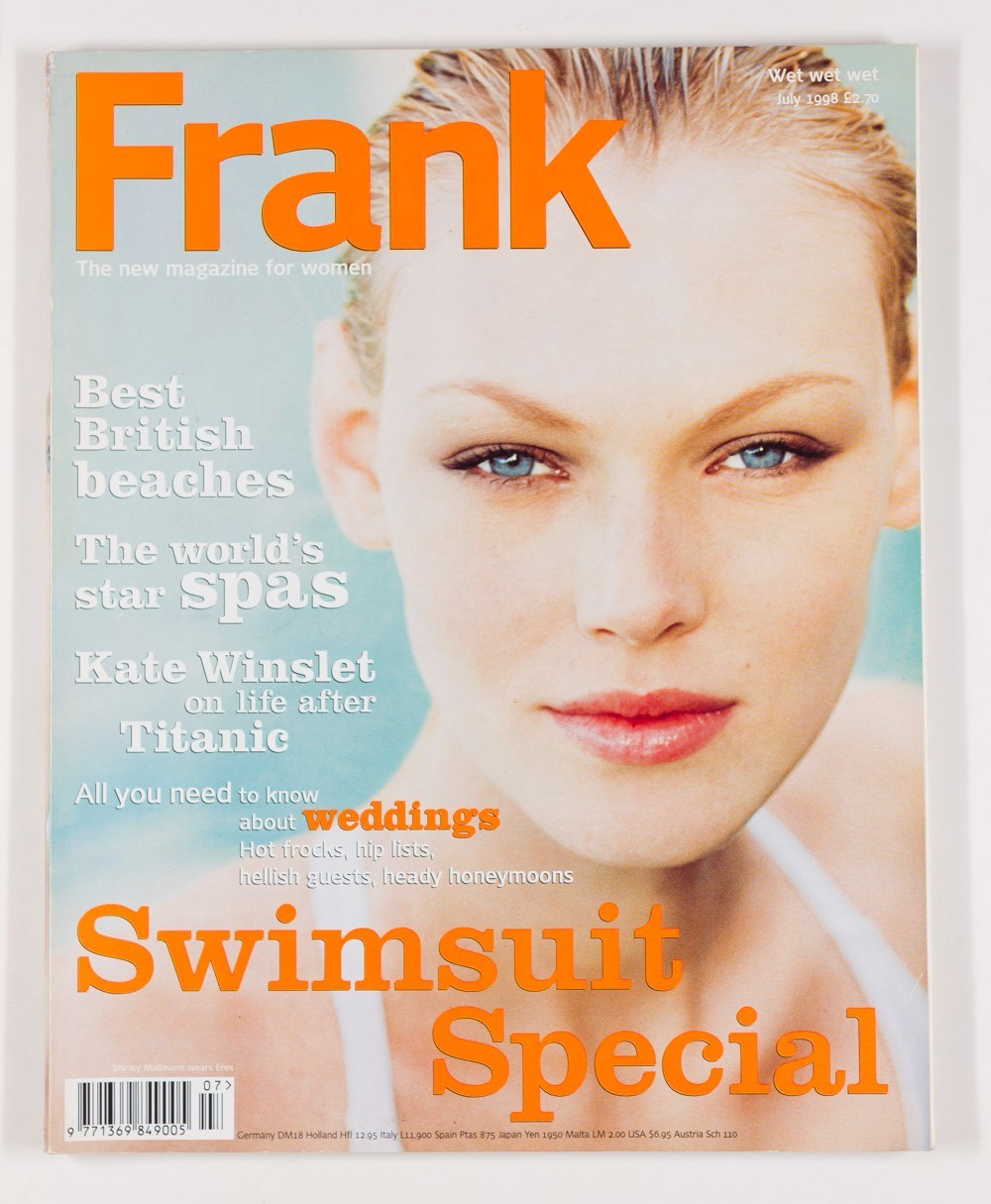 Shirley Mallmann KATE WINSLET Karen Elson PAUL RUDD vtg FRANK magazine July 1998