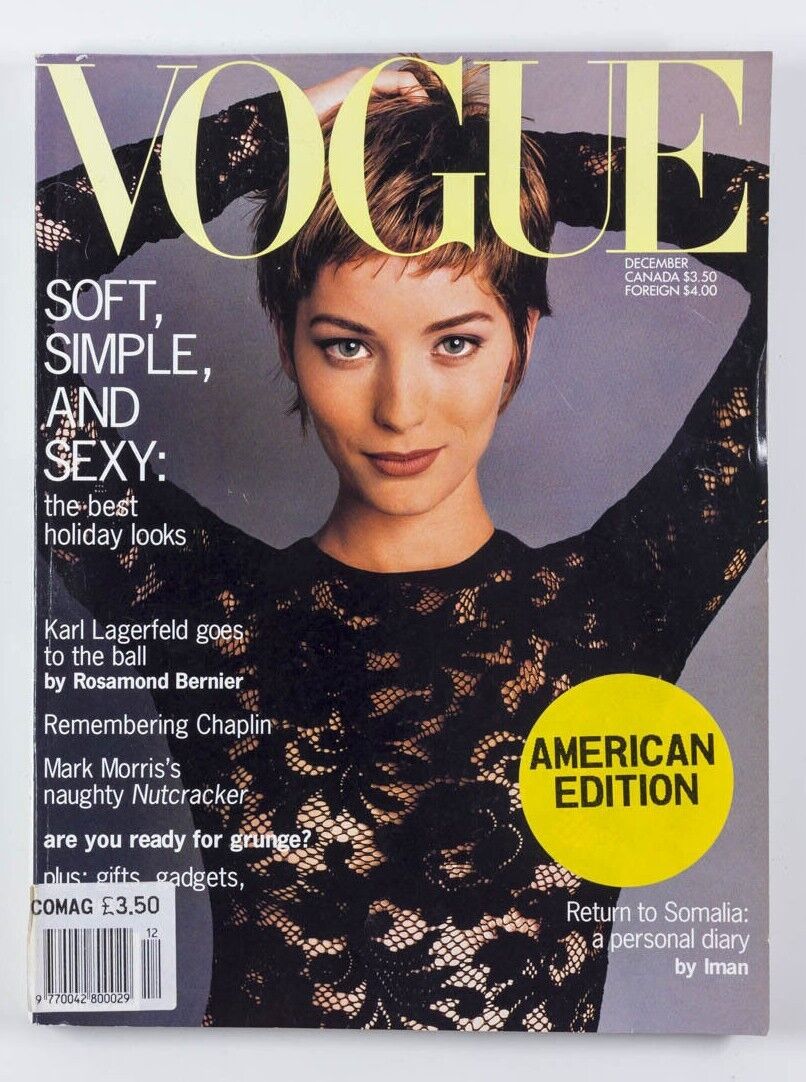 Lucie de la Falaise SOFIA COPPOLA Anna Nicole Smith CHRISTY TURLINGTON vtg VOGUE