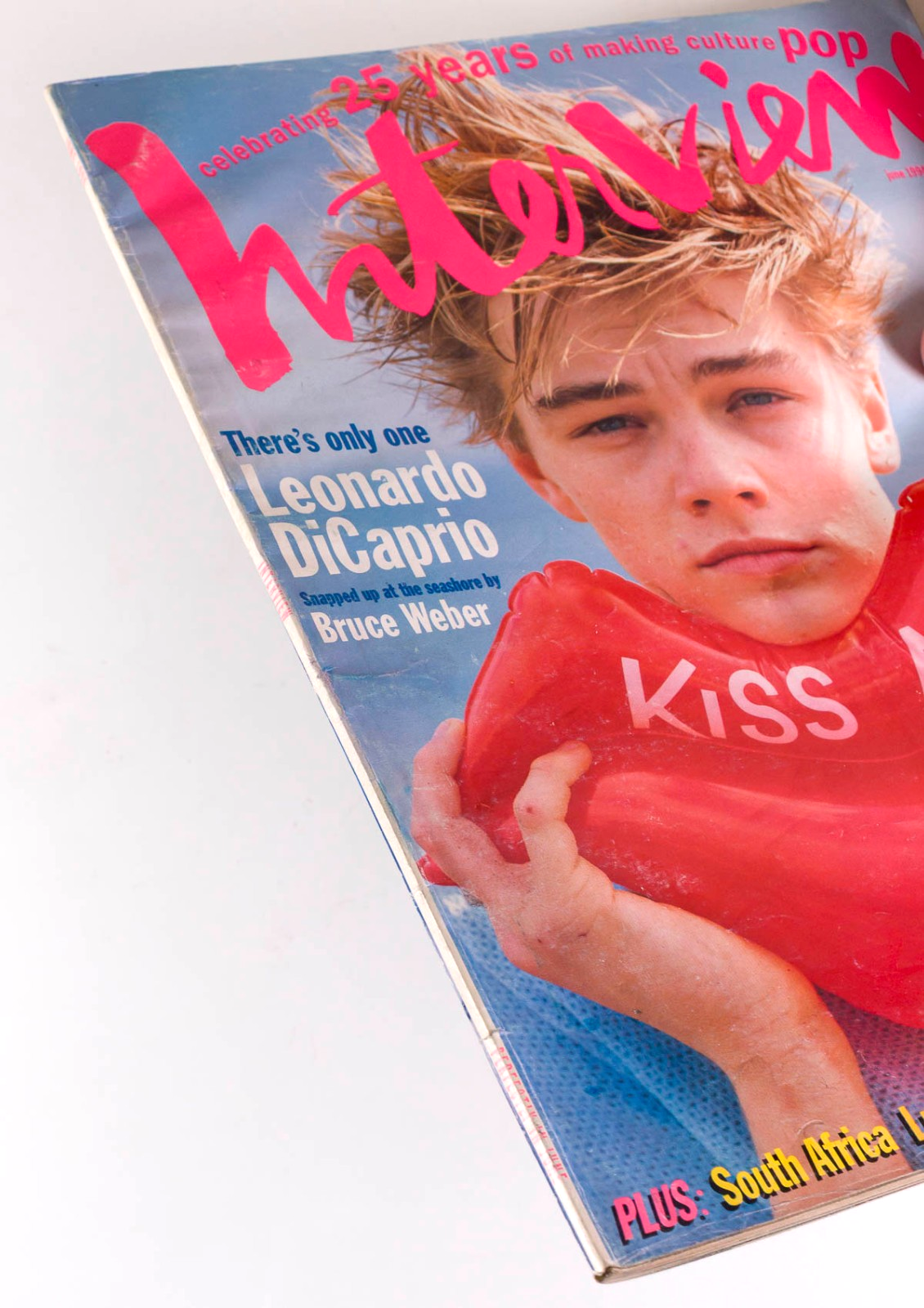 LEONARDO DICAPRIO Bruce Weber PELE Tatjana Patitz INTERVIEW MAGAZINE June 1994