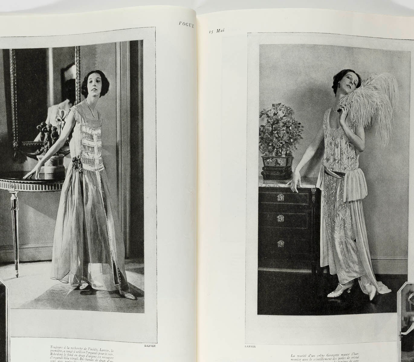 GEORGES LEPAPE Andre Marty DELAGE Maurice Goldberg PARIS VOGUE magazine May 1922