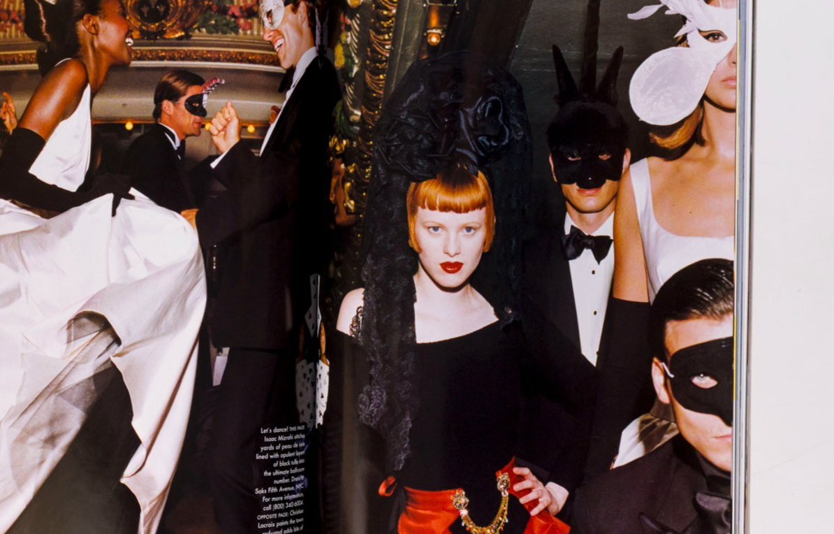 Georgina Grenville SHALOM HARLOW Stella Tennant VOGUE December 1997 Karen Elson