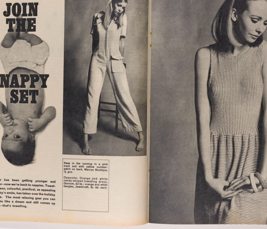 TWIGGY Mick Jagger LYNN REDGRAVE Honey magazine UK May 1967 Helmut Newton MINERS