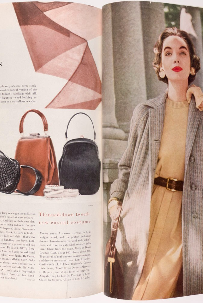 Dovima DIANE ARBUS Balenciaga VOGUE September 1953 Jean Patchett SUZY PARKER vtg