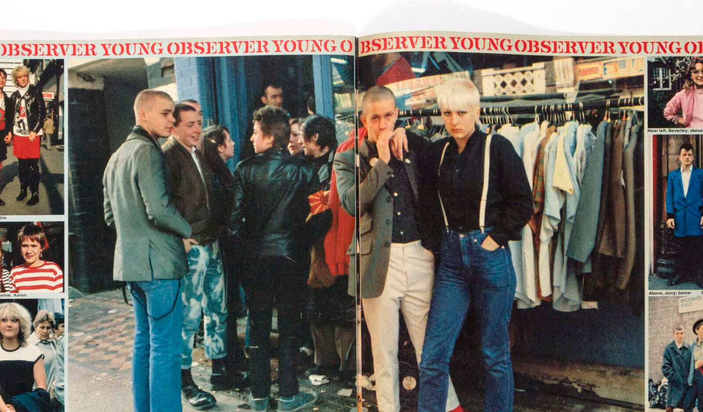 Skinhead MOD punk TED Rude boy FASHION Tom Watson UK Young Observer magazine VTG