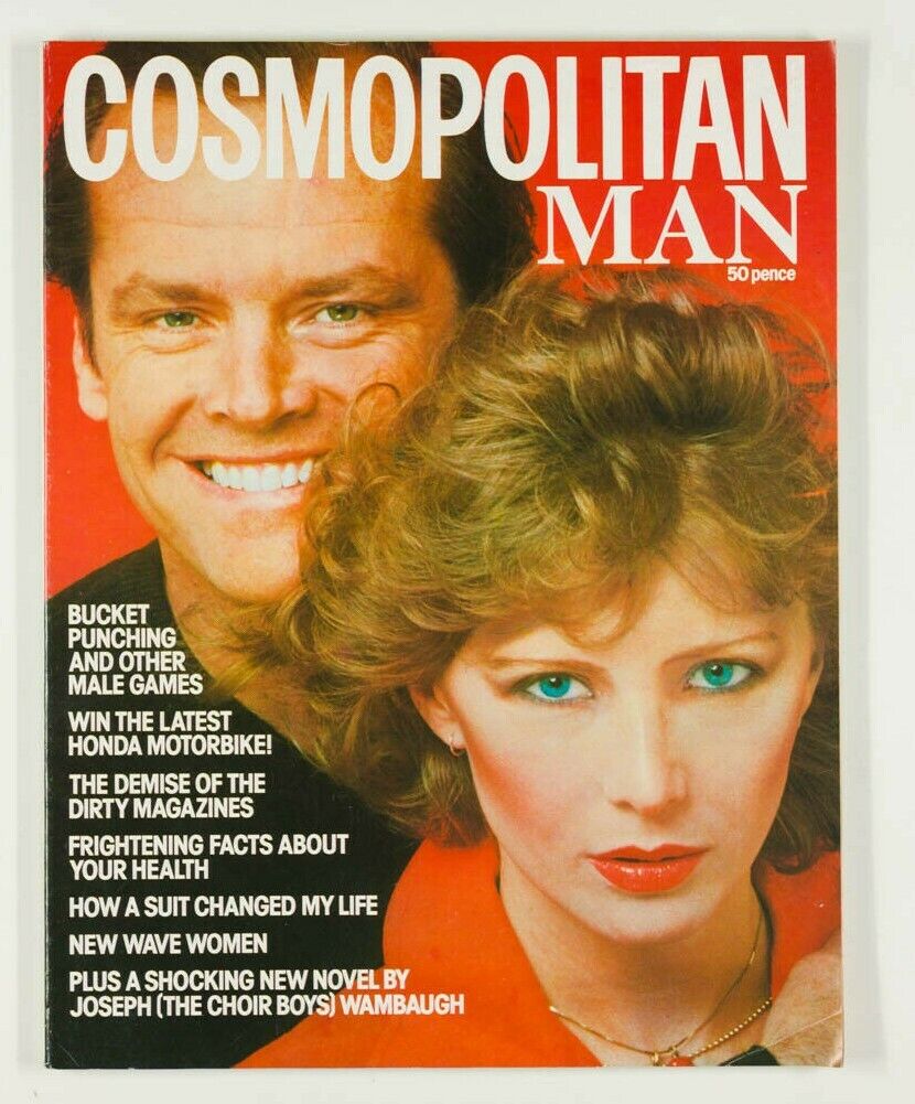 JACK NICHOLSON Bruce Jenner JOSEPH WAMBAUGH vtg COSMOPOLITAN MAN magazine 70s UK