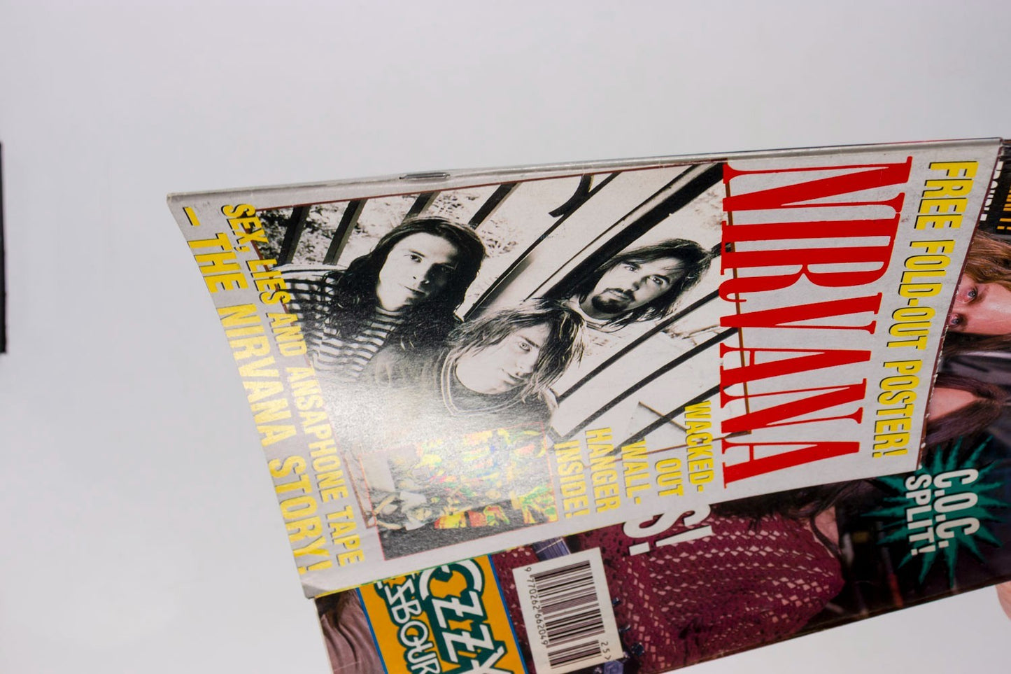 Metallica NIRVANA POSTER Ozzy Osbourne KERRANG magazine 1993 June 449 Bon Jovi